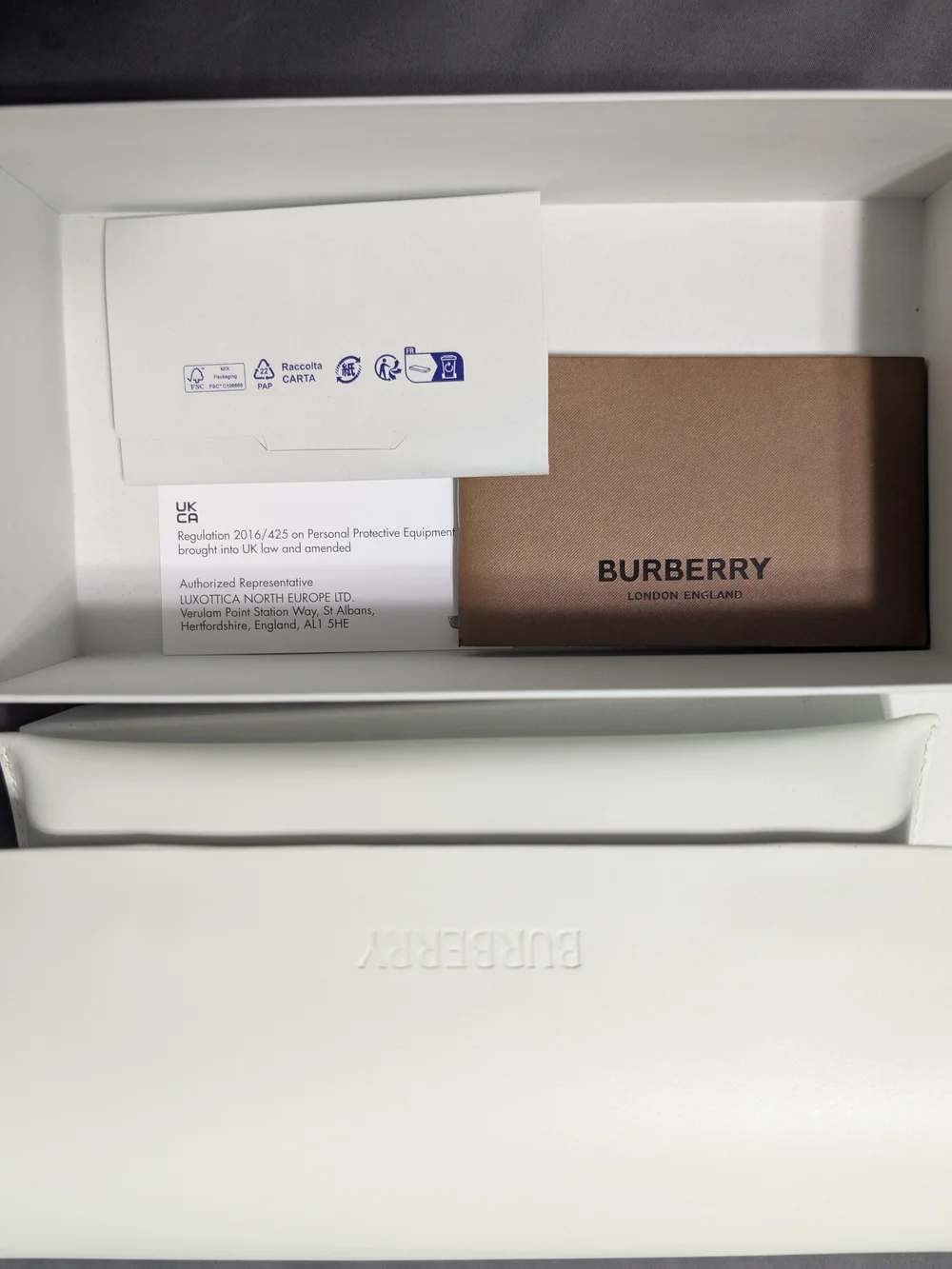 Burberry Tortoiseshell Sunglasses with Dark Lenses